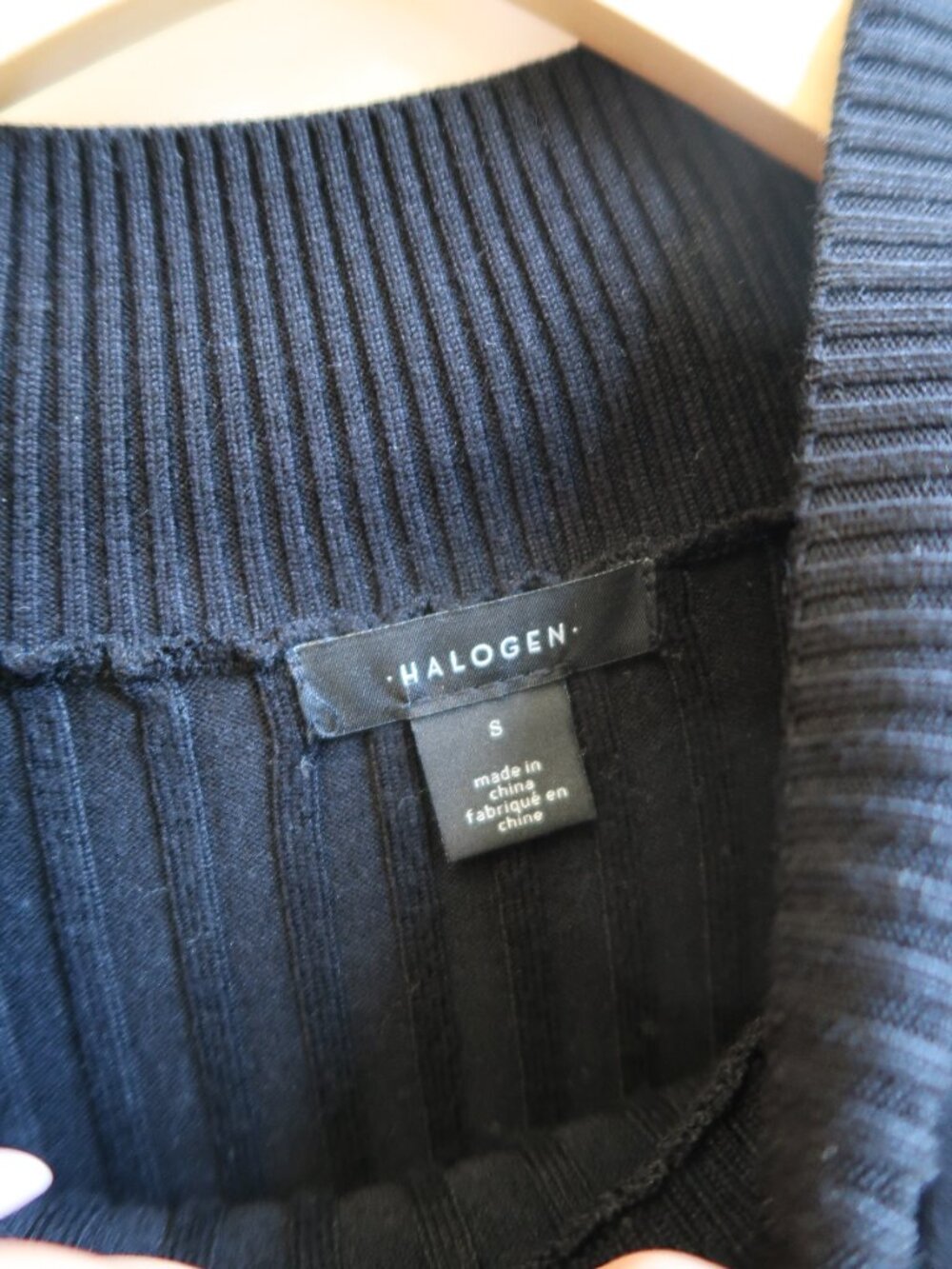 Halogen Mock Neck Ribbed Sweater Dress - Picture 2 of 4
